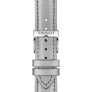 Bracelet Officiel Tissot Cuir Gris Entre-cornes 16 MM