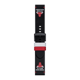 Bracelet officiel Tissot NBA Chicago Bulls cuir 22 mm