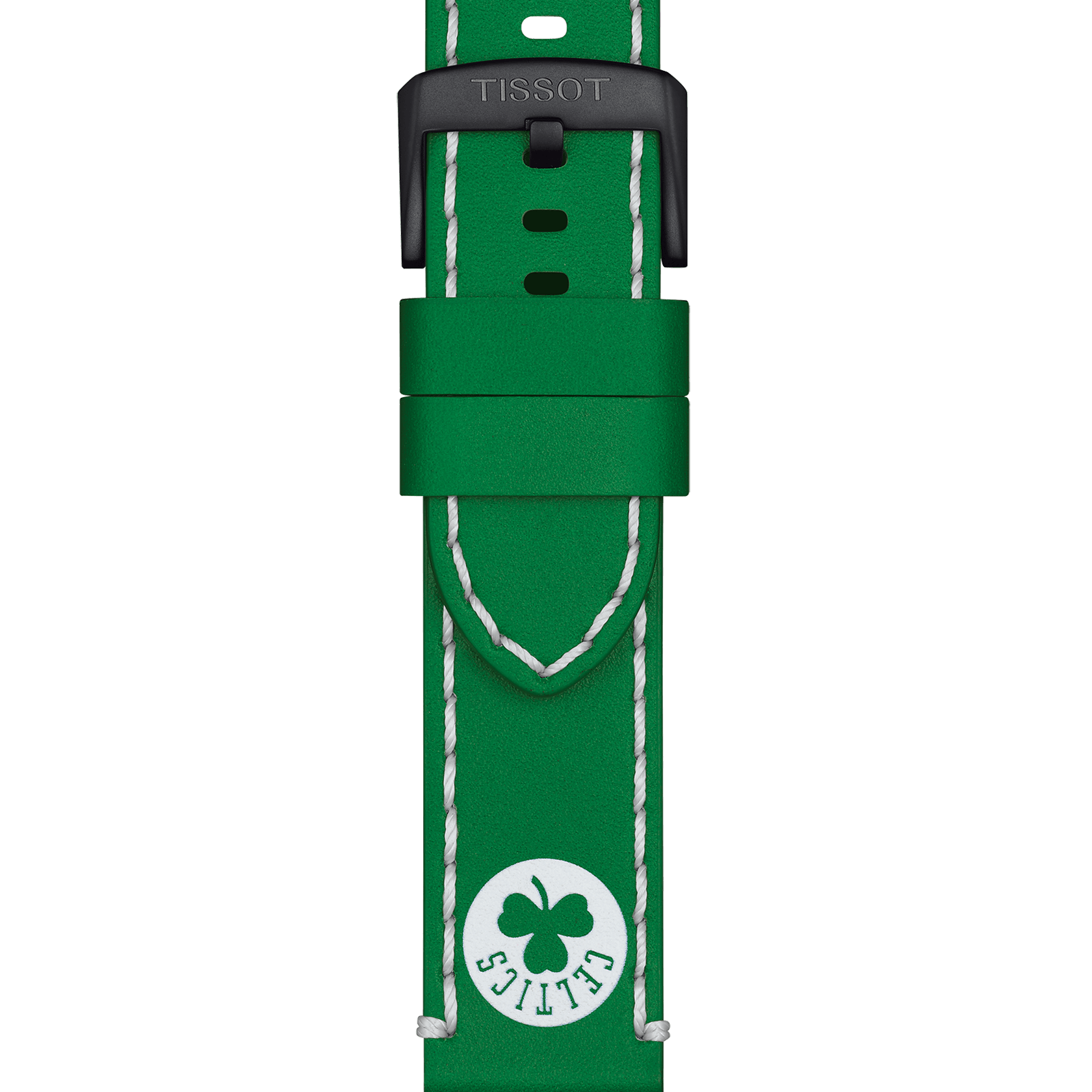 Bracelet officiel Tissot NBA Boston Celtics cuir 22 mm