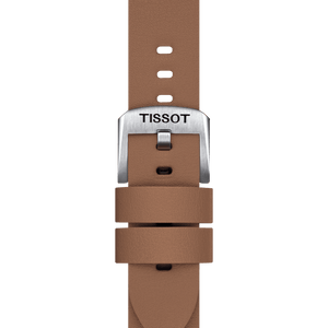Bracelet Officiel Tissot Synthétique Brun entre-cornes 18 mm