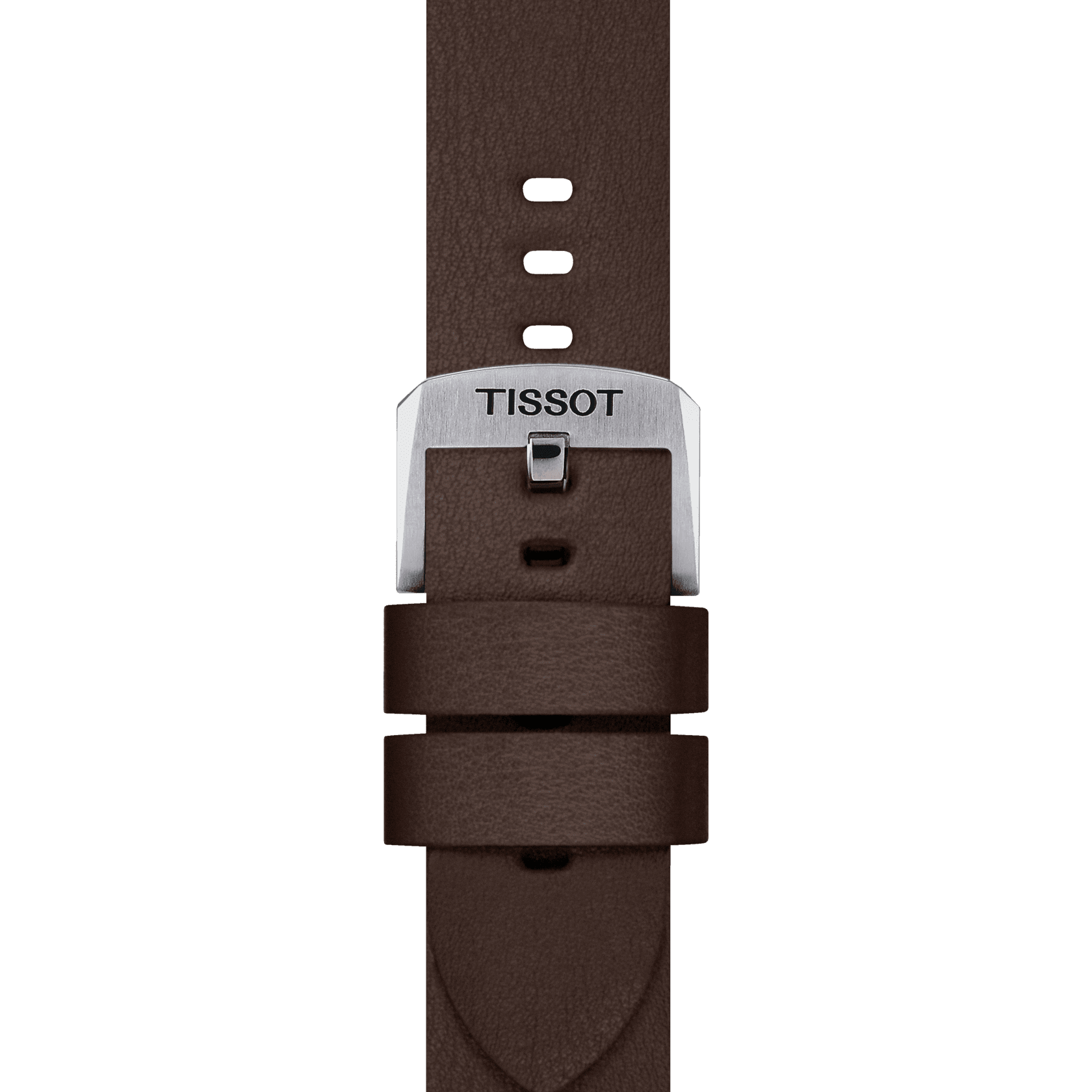 Bracelet Officiel Tissot Synthétique Brun entre-cornes 20 mm
