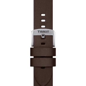 Bracelet Officiel Tissot Synthétique Brun entre-cornes 20 mm