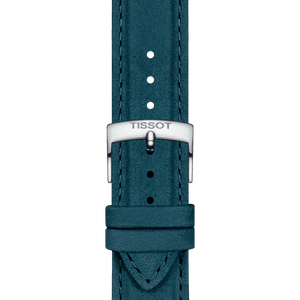 Bracelet Officiel Tissot Cuir Bleu Entre-cornes 21 mm