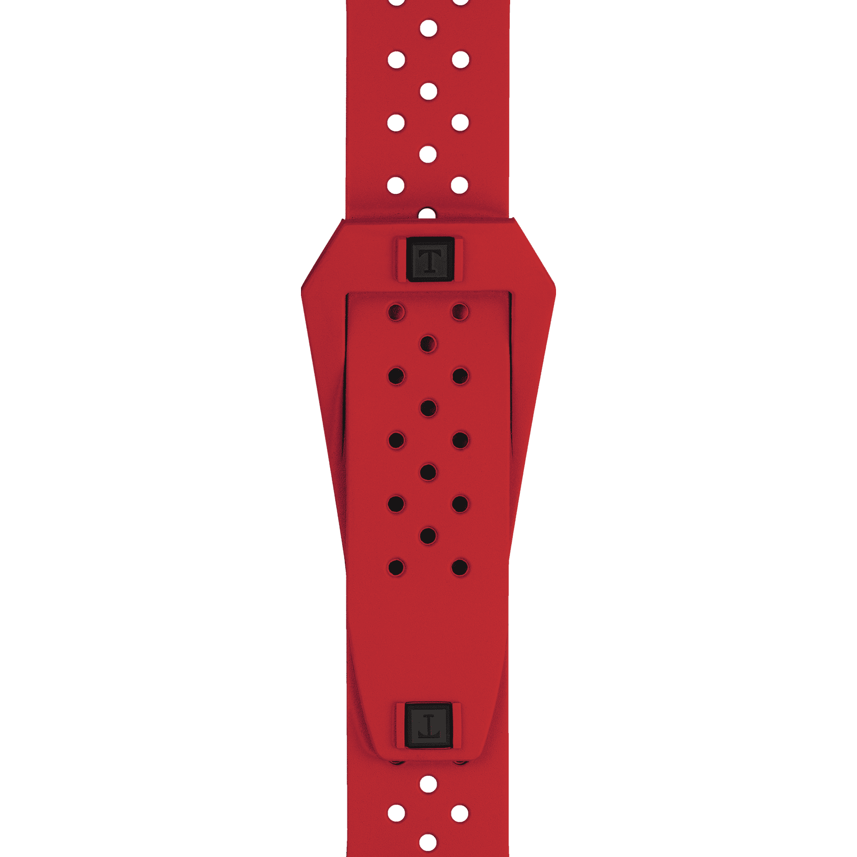 Bracelet Officiel Tissot Sideral Caoutchouc Rouge