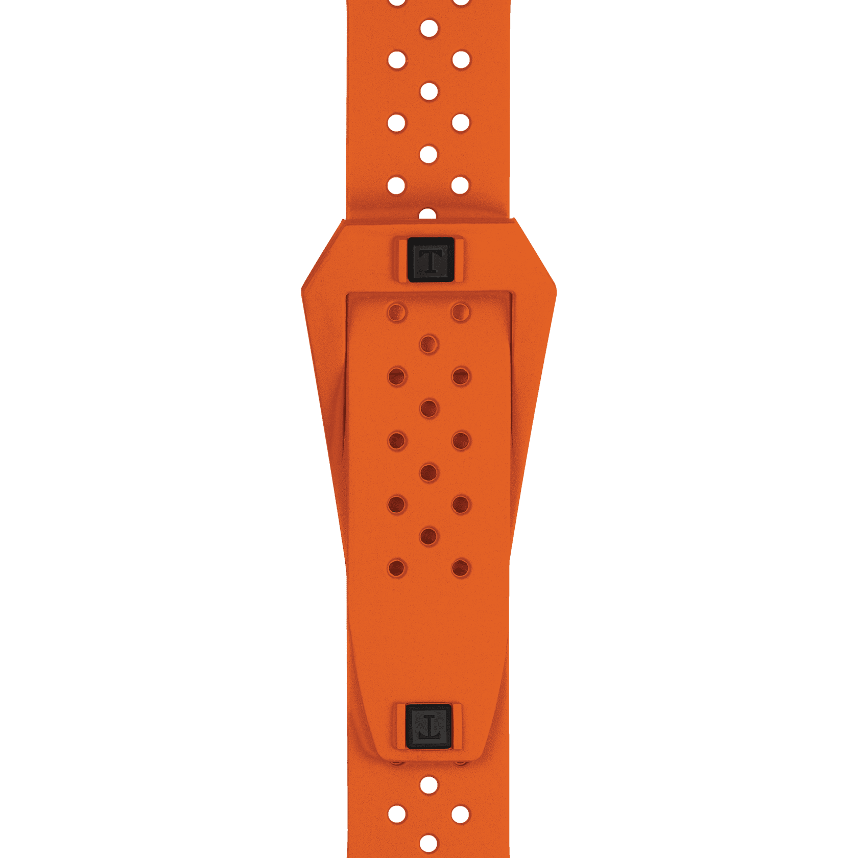Bracelet Officiel Tissot Sideral Caoutchouc Orange