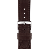 Bracelet Officiel Tissot Cuir Marron Entre-cornes 20 mm
