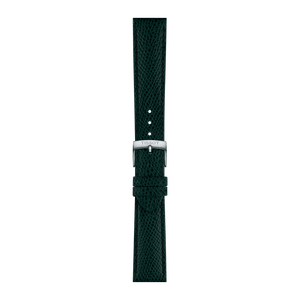 Bracelet Officiel Tissot Cuir Vert Entre-cornes 18 mm
