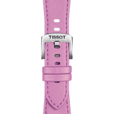Bracelet Officiel Tissot PRX35 Cuir Rose
