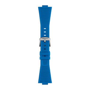 Bracelet Officiel Tissot PRX Caoutchouc Bleu