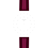 Bracelet Officiel Tissot Synthétique Rouge Entre-cornes 18 mm