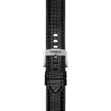 Bracelet officiel Tissot tissu noir entre-cornes 20 mm
