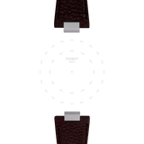Bracelet officiel Tissot PRX cuir marron
