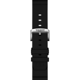 Bracelet officiel Tissot silicone noir entre-corne 22 mm