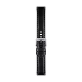 Bracelet officiel Tissot cuir noir entre-cornes 20 mm