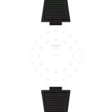 Bracelet Officiel Tissot PRX Caoutchouc Noir