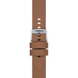 Bracelet Officiel Tissot Synthétique Brun clair entre-cornes 20 mm