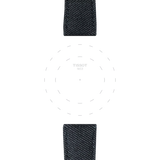 Bracelet officiel Tissot tissu bleu entre-cornes 22 mm