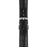 Bracelet officiel Tissot cuir noir entre-cornes 22 mm