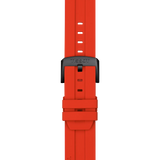 Bracelet Officiel Tissot Silicone Rouge Entre-Cornes 22 mm