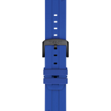 Bracelet Officiel Tissot Silicone Bleu Entre-cornes 22 mm