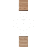 Bracelet officiel Tissot tissu beige entre-cornes 22 mm