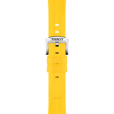 Bracelet Officiel Tissot Silicone Jaune Entre-cornes 20 mm