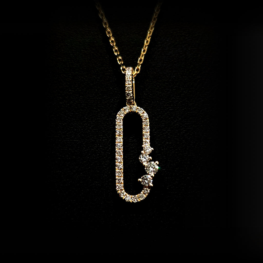 Or Jaune 18K & Diamants