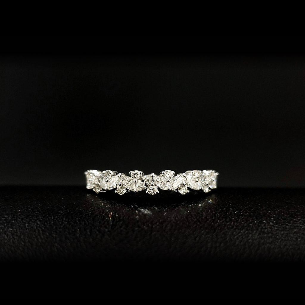 Or Blanc 18K & Diamants
