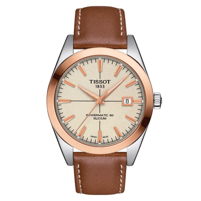 Tissot Gentleman Powermatic 80 Silicium Solid 18K Gold bezel