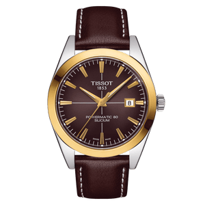 TISSOT GENTLEMAN POWERMATIC 80 SILICIUM SOLID 18K GOLD BEZEL